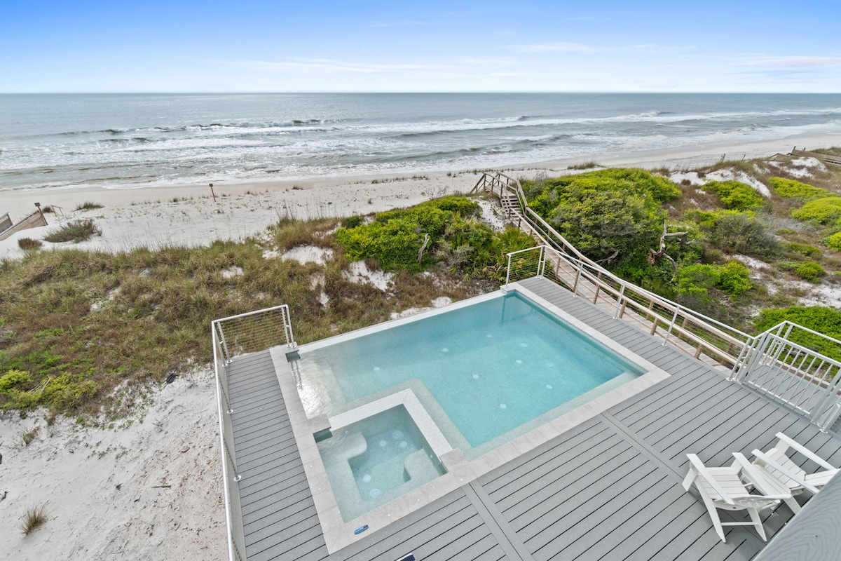 Golden Hour- gulf front, pool, elevator!