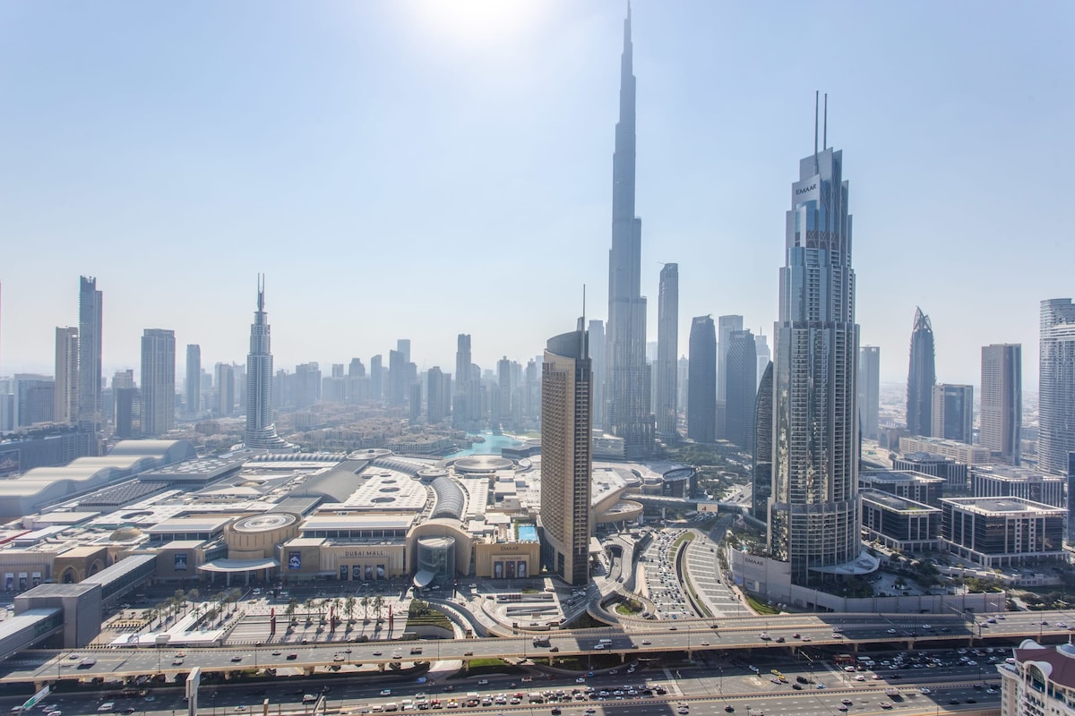 Impressive 3BR + Maid's Room w/ Burj Khalifa Views