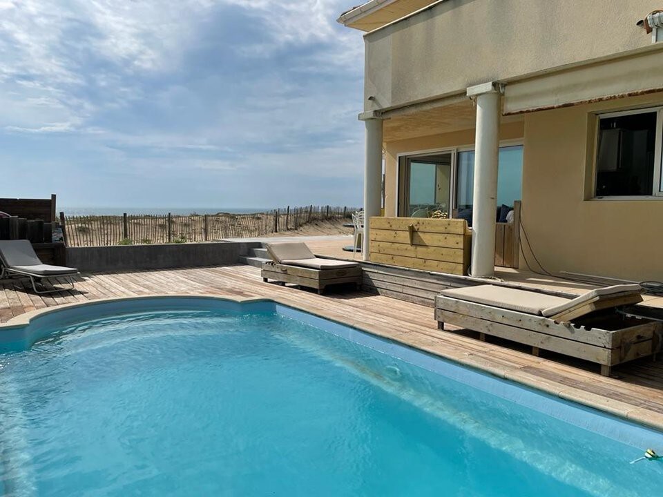 Villa vue océan et dunes avec piscine chauffée, pr