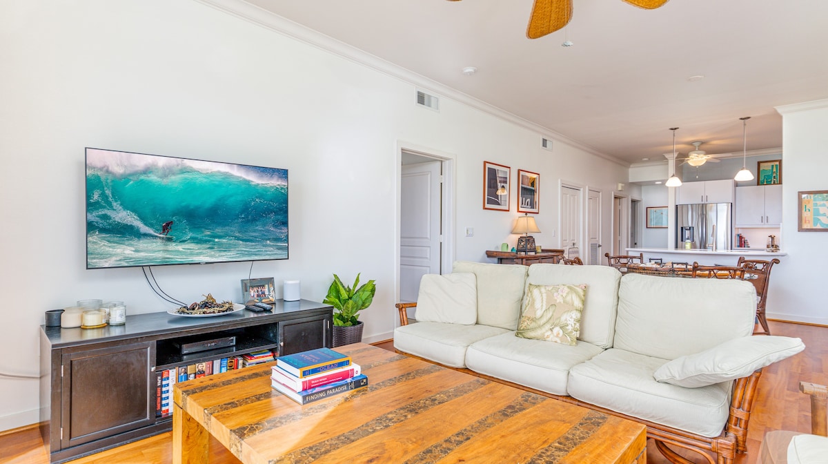 Kai Lani 24B: Beachfront 3BR with Ocean Views