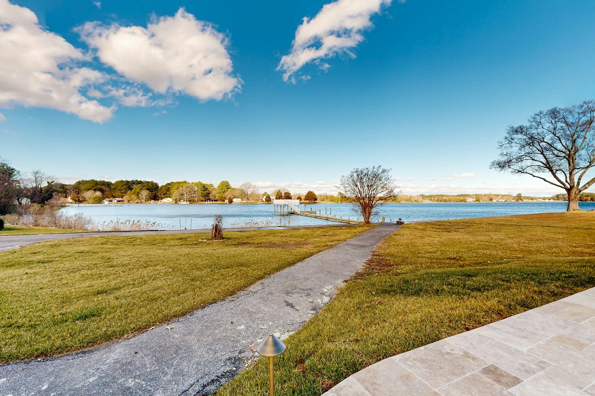 Direct waterfront access to the Chesapeake Bay