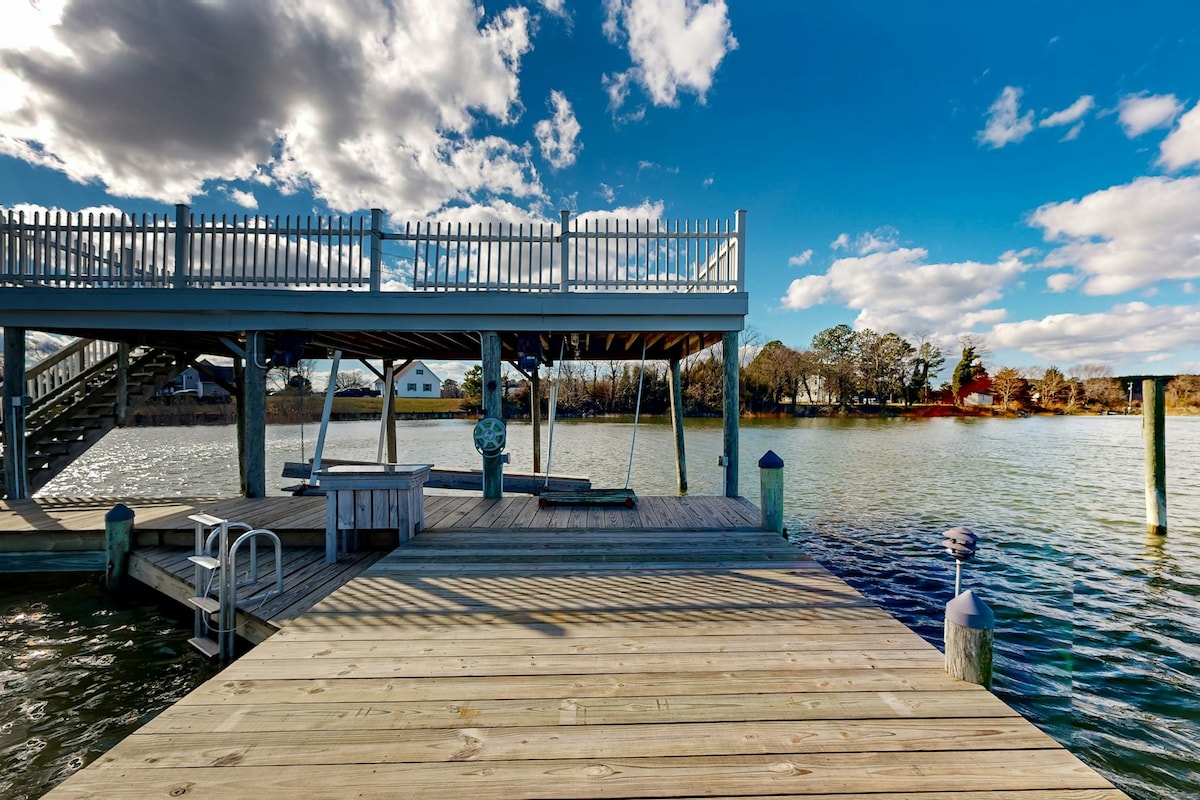 Direct waterfront access to the Chesapeake Bay