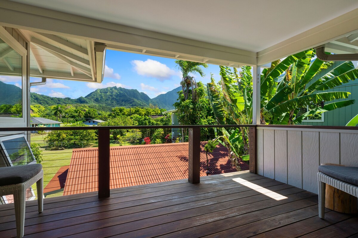 Private Hot tub & Steps from Hanalei Bay