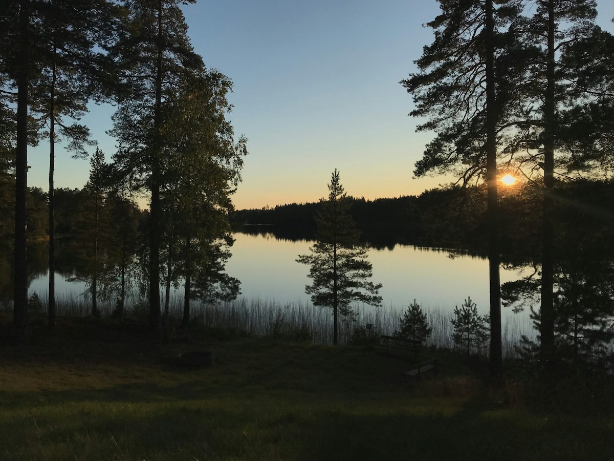 Serene Lakeside Forest Retreat at Peter Hope Lake