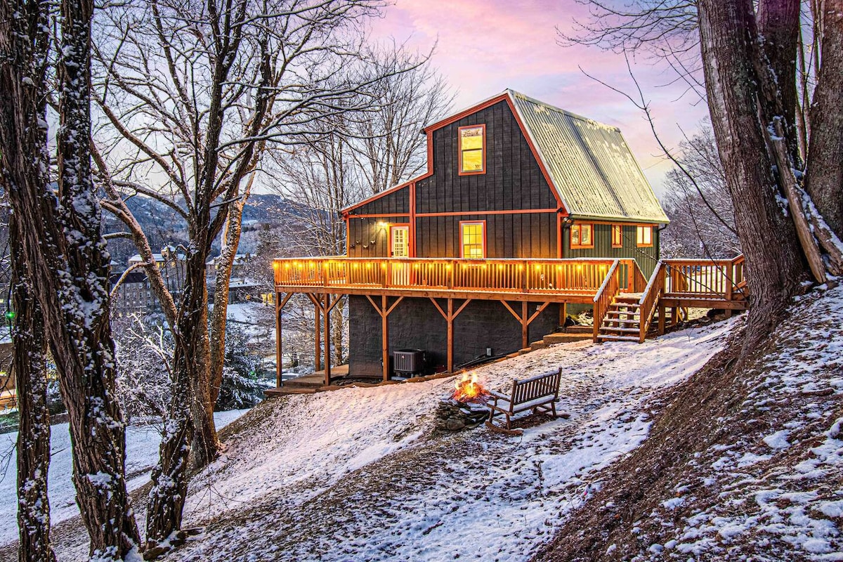 New Luxury Cabin/ Walkable to Banner Elk Village