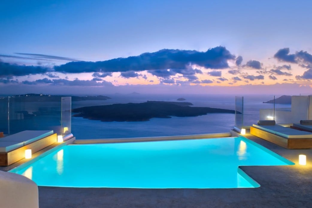 Neptune Estate: Greek Elegance with Caldera Views