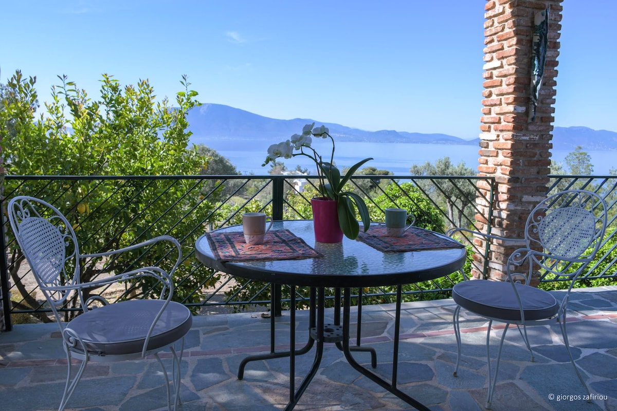 Nerotrivia Villa - Ocean Panorama and Lush Gardens