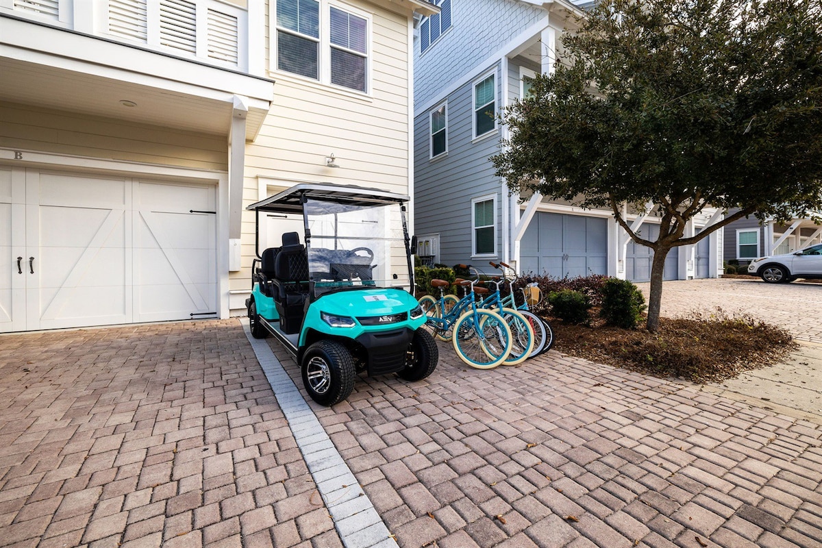 30A ~ NEW Golf Cart ~ Amazing Bunks ~ A+ Pool