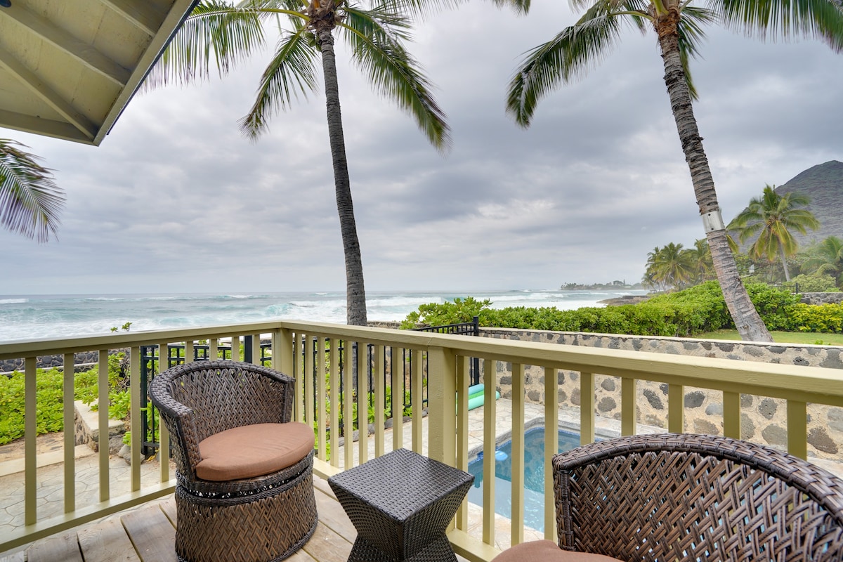 'Lava Rock Beach House' in Waianae w/ Private Pool