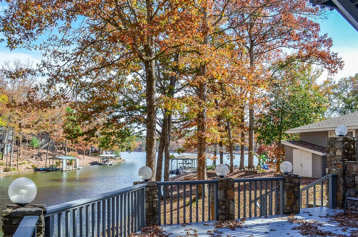 Contemporary Castle on Lake DeSoto - This unique,