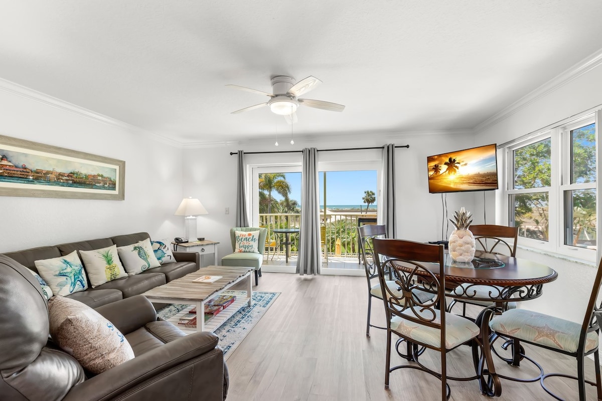 South Beach on Treasure Island Unit 208 Gulf Front