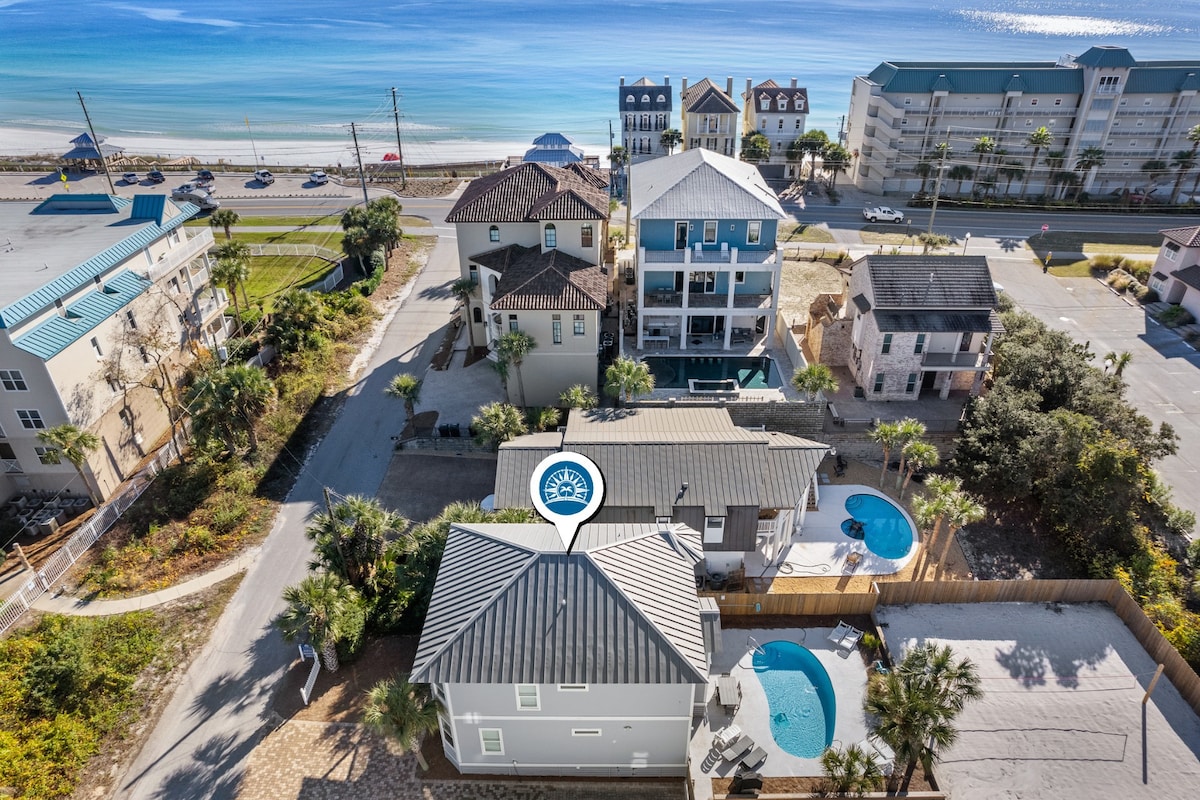 Coastal Oasis w/ Private Pool & Volleyball Court