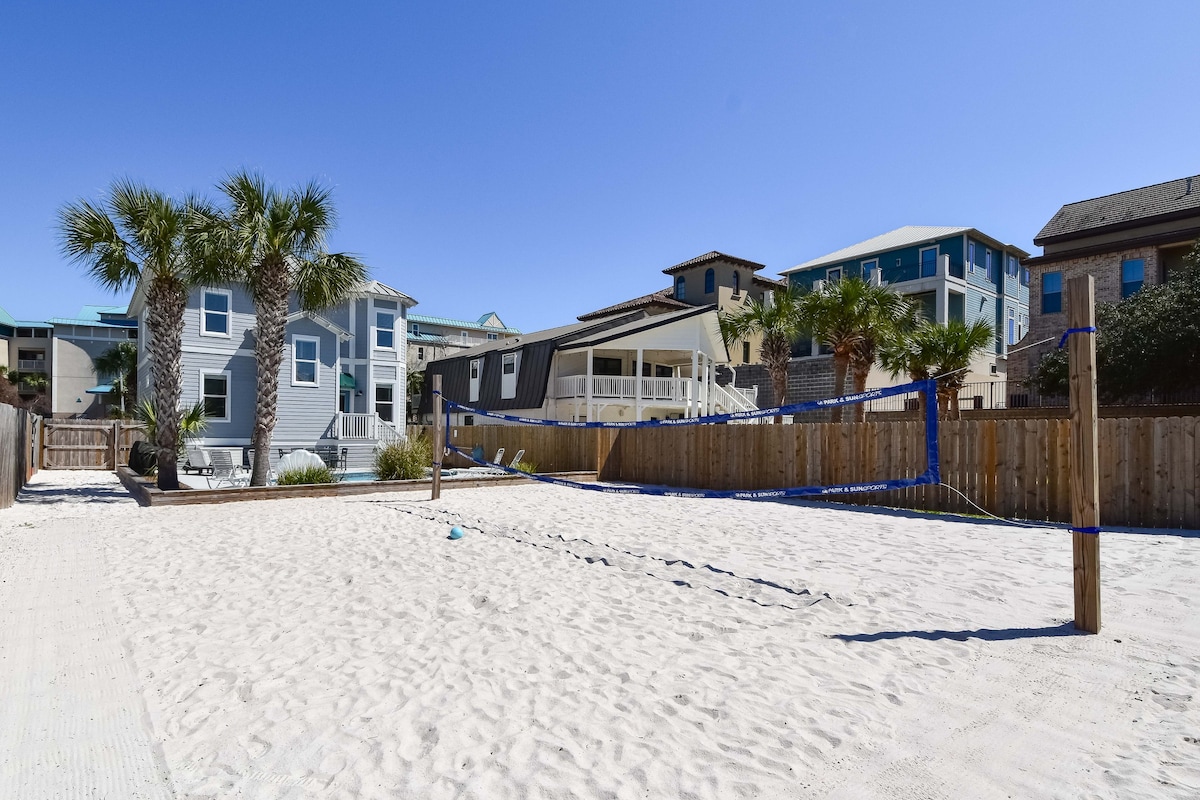 Coastal Oasis w/ Private Pool & Volleyball Court
