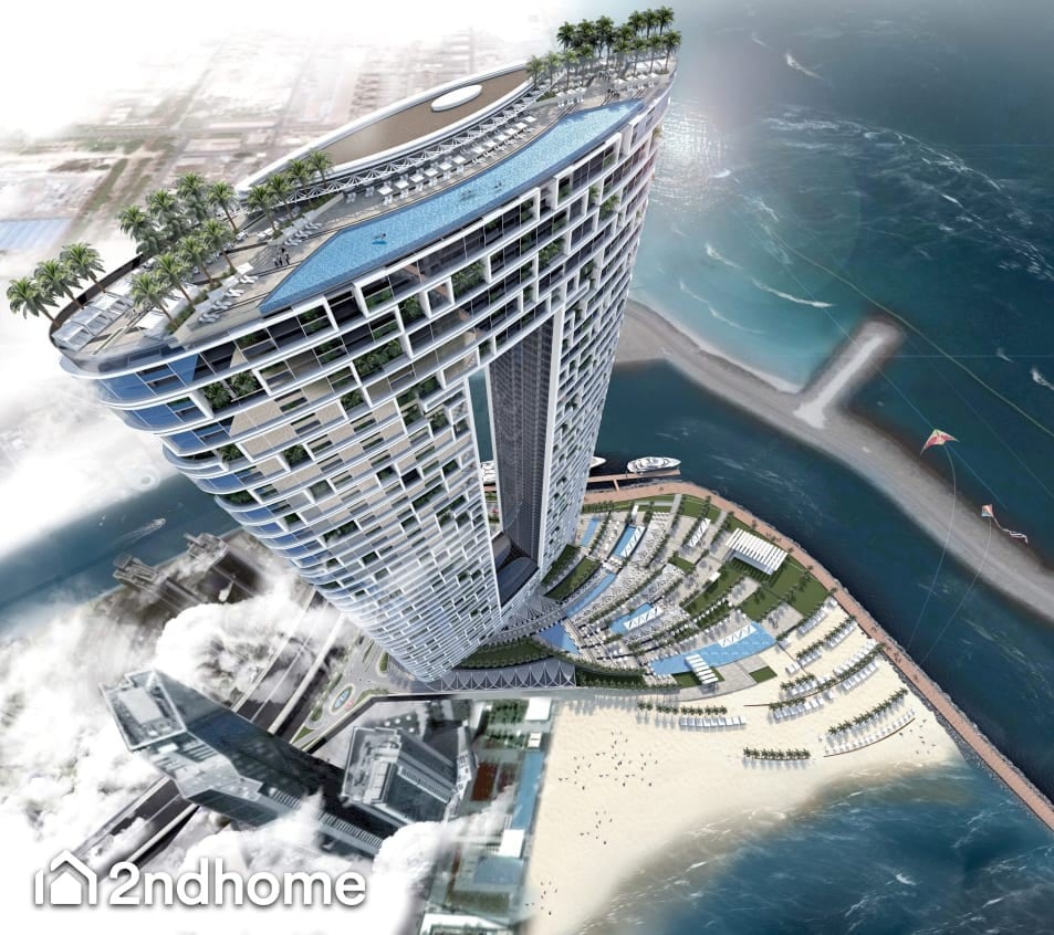 Full Ain Dubai View - The Address Beach Residence
