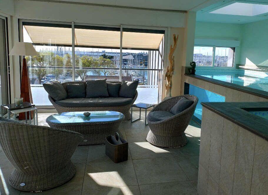 Rooftop vue mer avec piscine privée