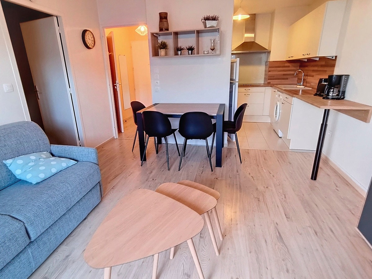 Apartment Courseulles-sur-Mer, 1 bedroom, 4 pers.