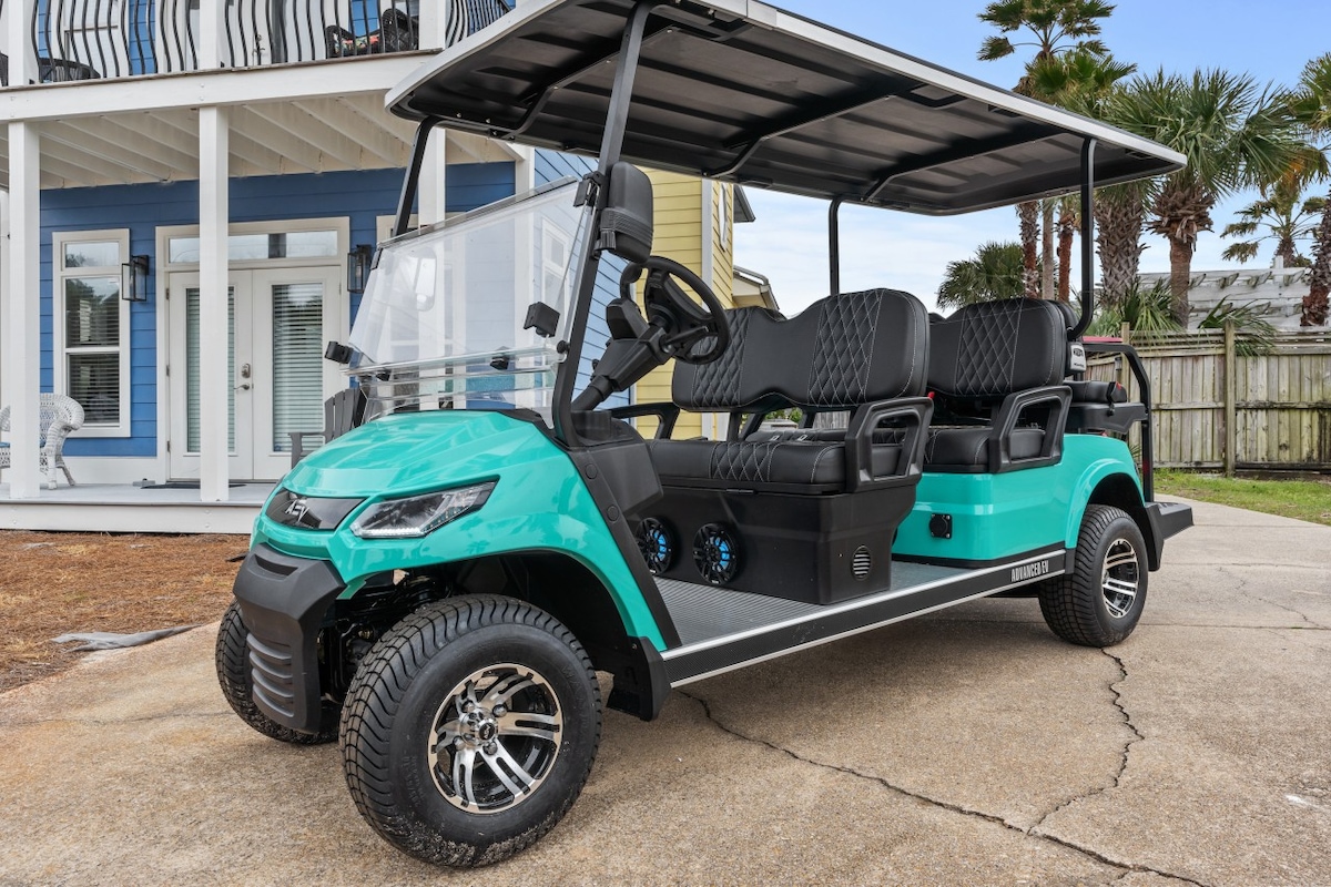 Blu Flamingo*Free Golf Cart*Priv Pool*Steps2Beach