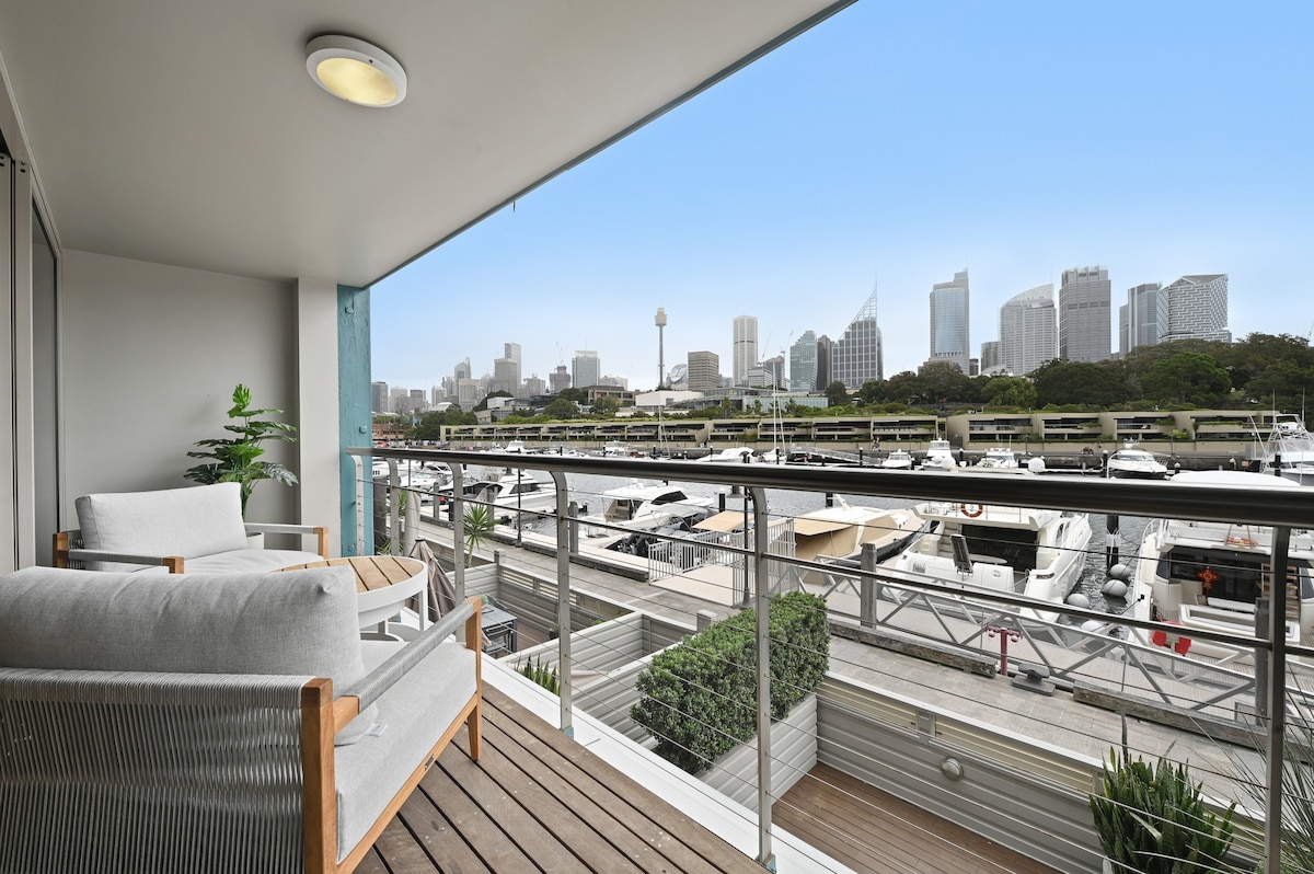 Luxurious Apartment in Finger Wharf Woolloomooloo