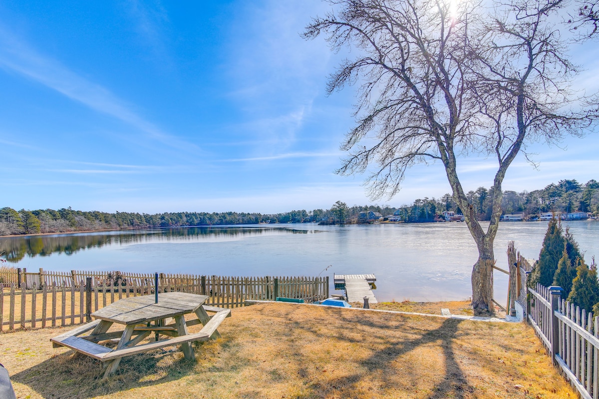 East Wareham Waterfront Cottage w/ Private Dock!