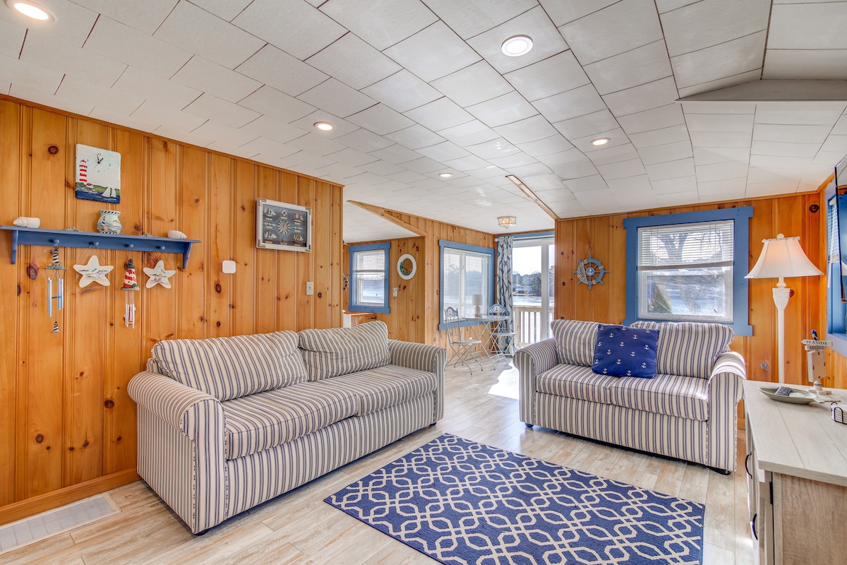 East Wareham Waterfront Cottage w/ Private Dock!