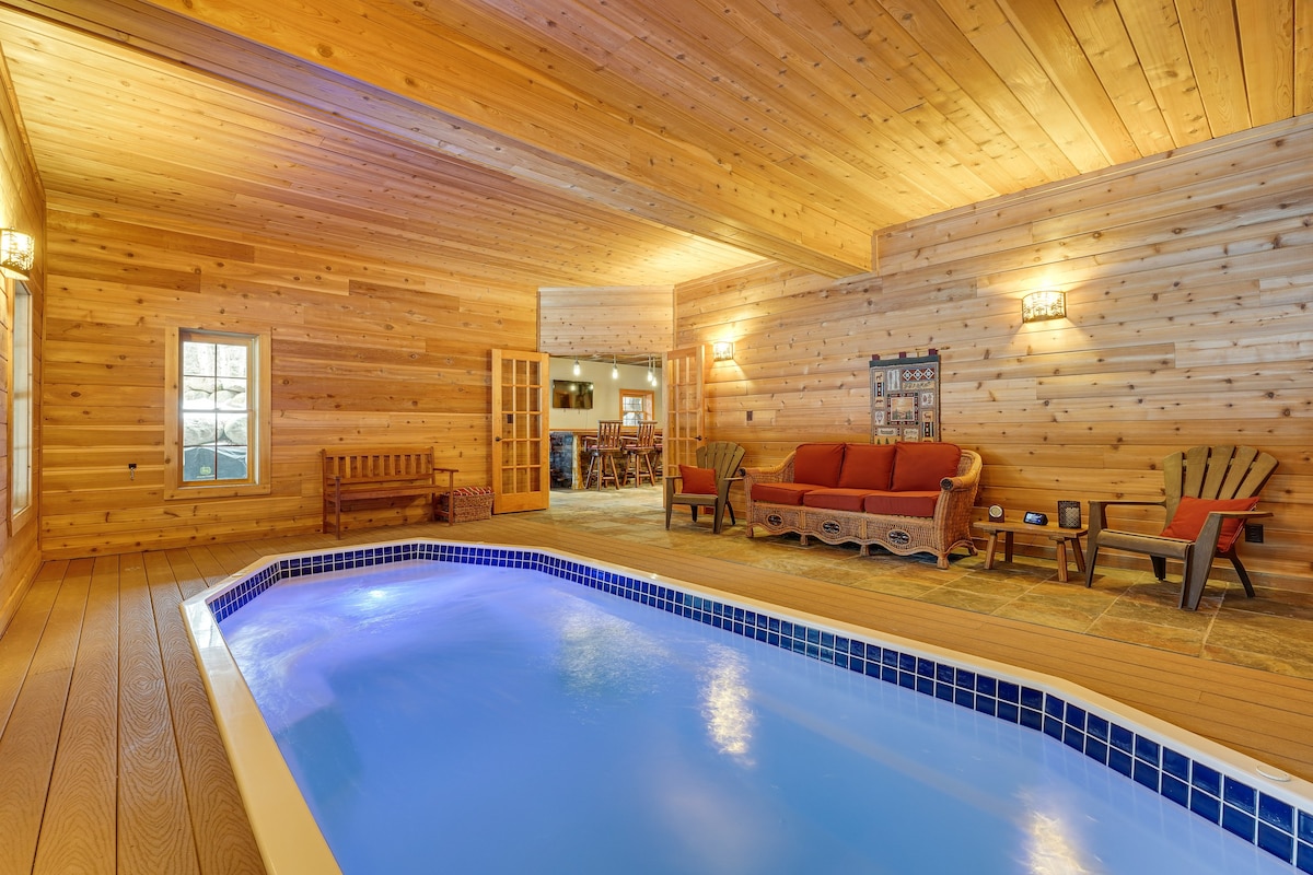 Waterfront Old Forge Cabin w/ Deck & Indoor Pool