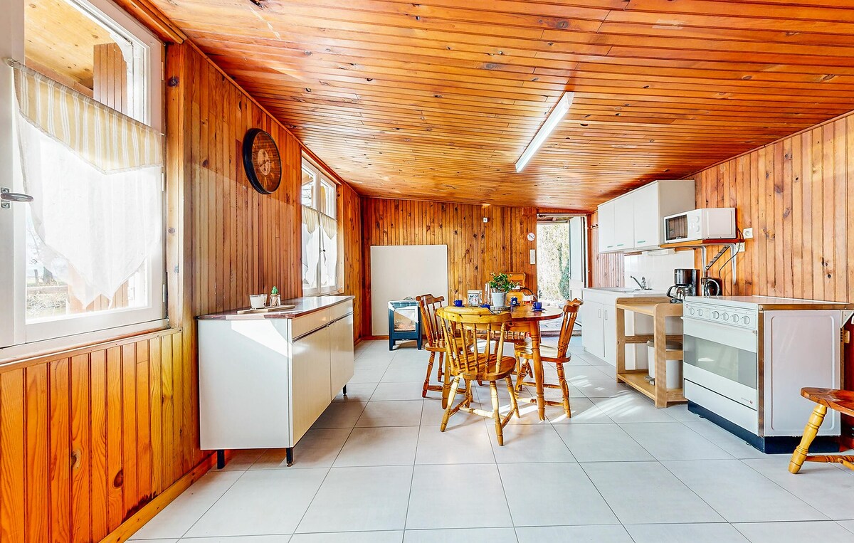 Nice home in La Bazouge-de-Chemeré with kitchen