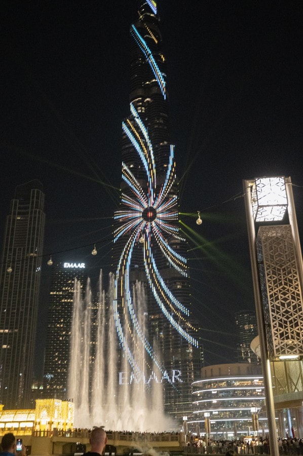 Burj +喷泉景观步行5分钟即可抵达迪拜购物中心3 +1BDR
