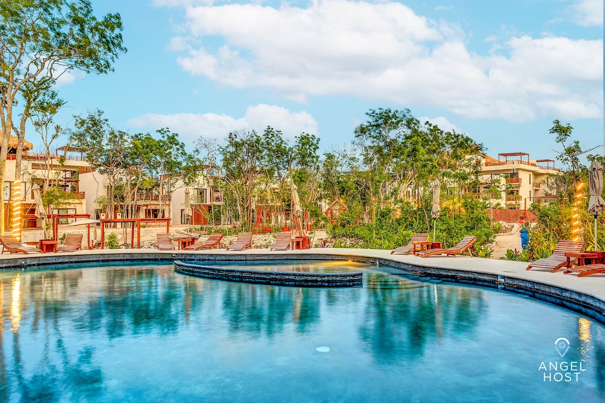 Jungle Vibe, 2 Pools, Cenotes, Gym, Restaurant!