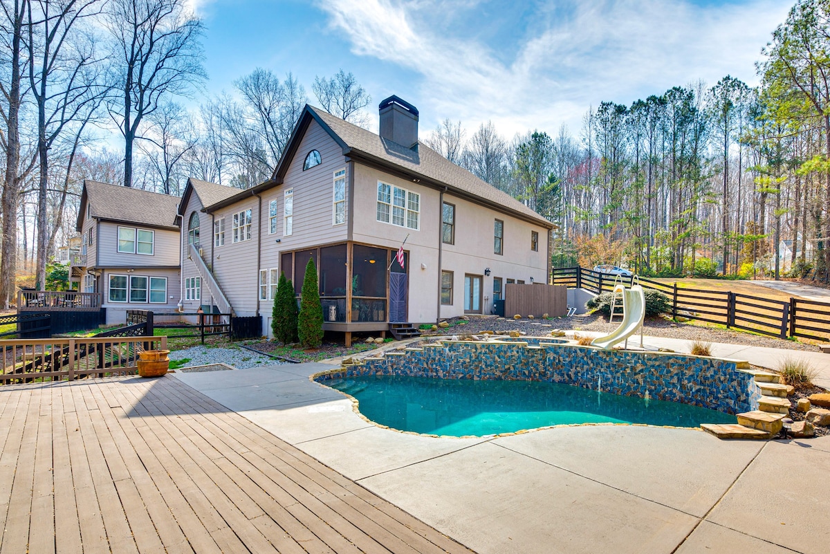 Canton Home w/ Private Pool + Screened Patio!