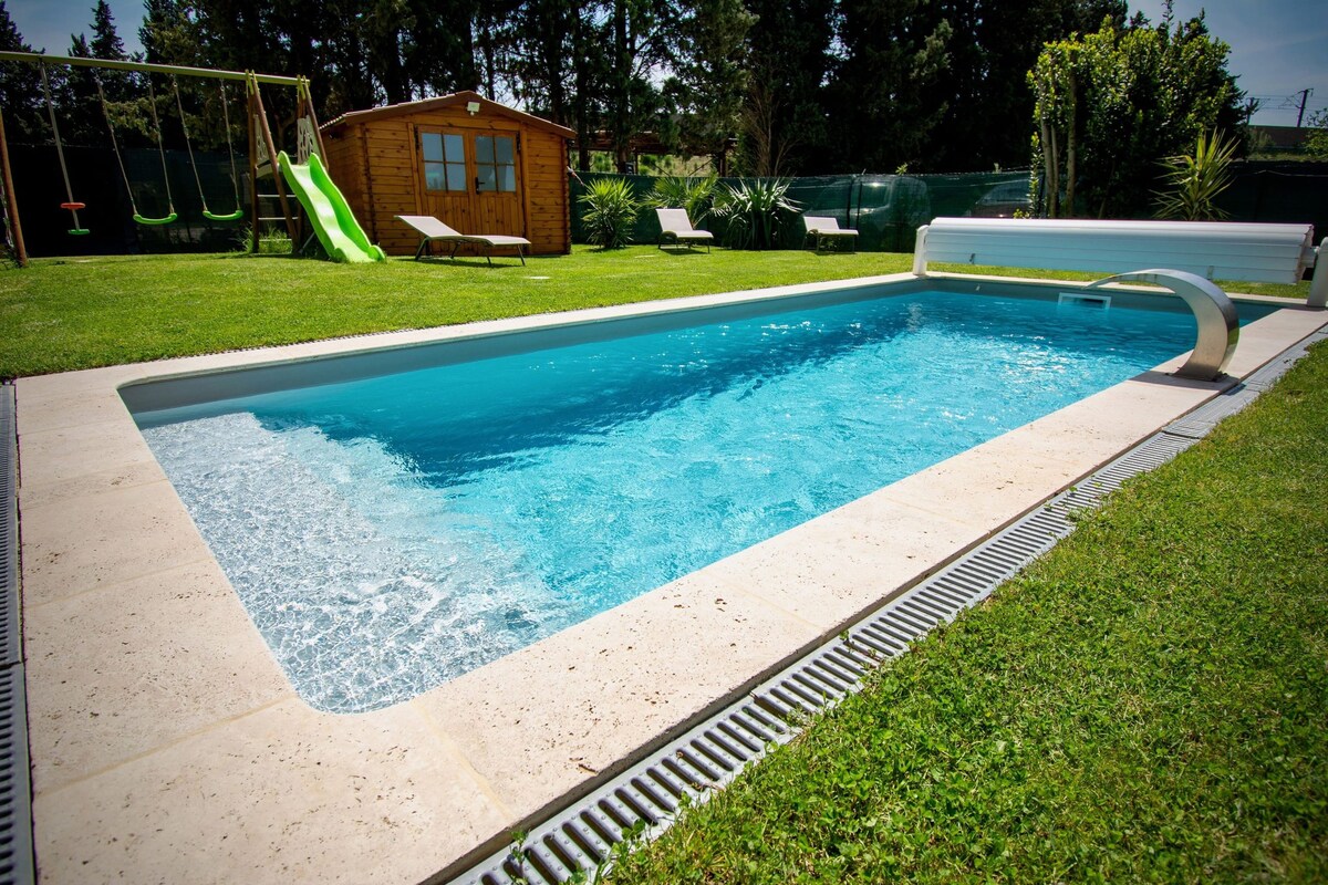 Nice appartement with shared pool, jacuzzi and spa