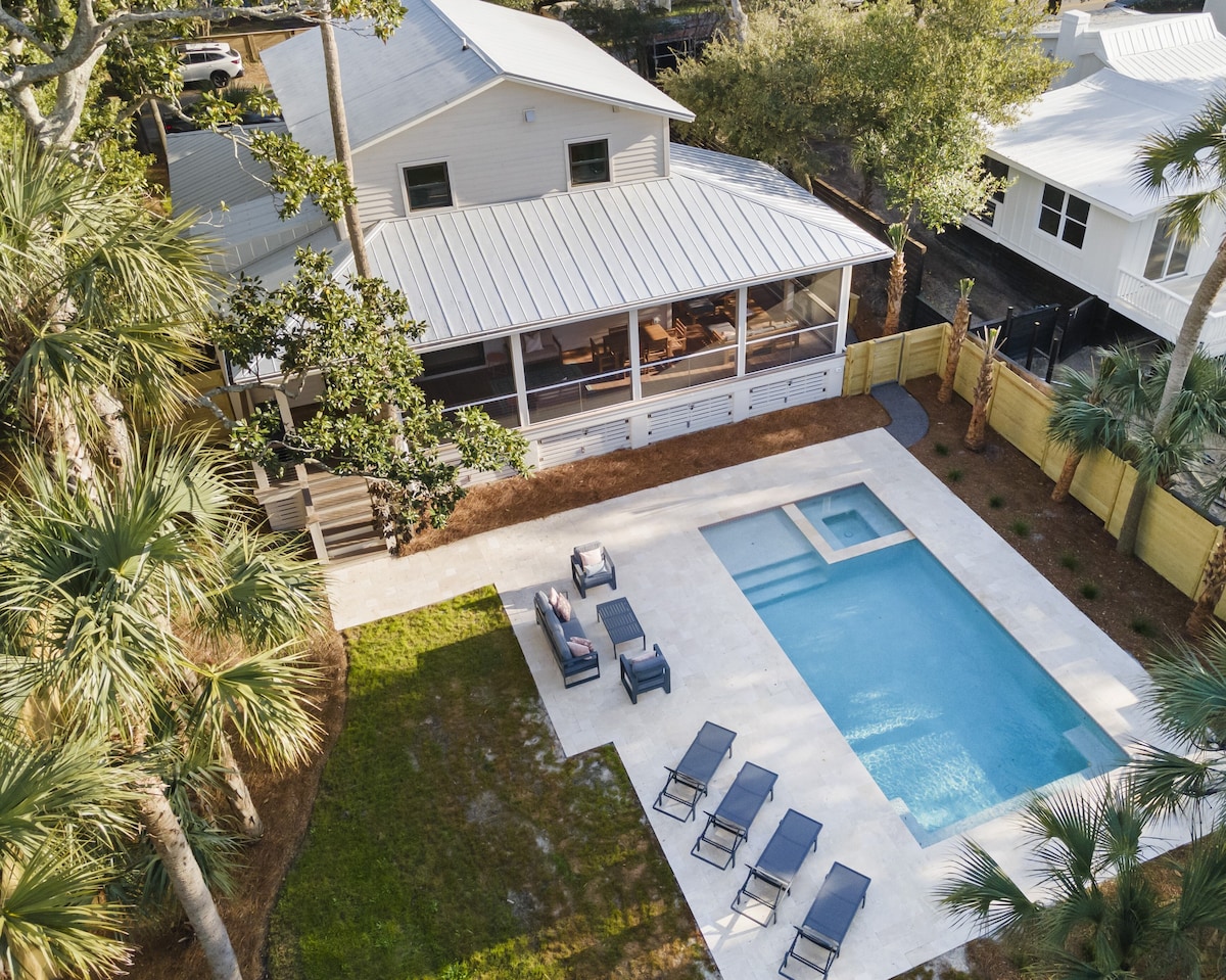 Green Wave-Newly Remodeled-Pool Spa-Two Porches