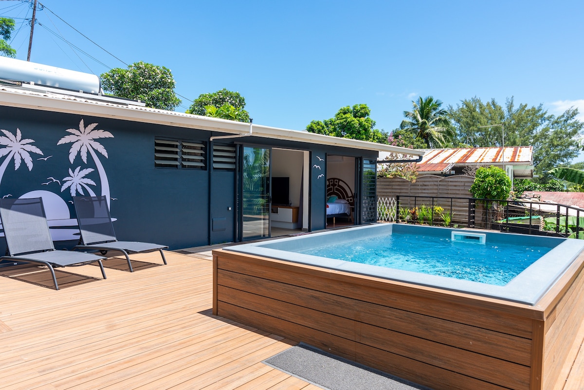 St Ame House Papeete avec Vue et Piscine