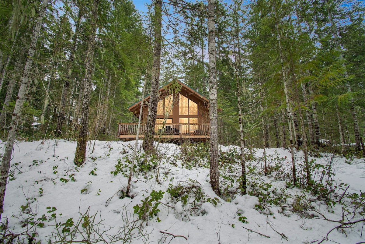 库什曼湖（ Lake Cushman ）楼梯急流度假屋（可住6人）