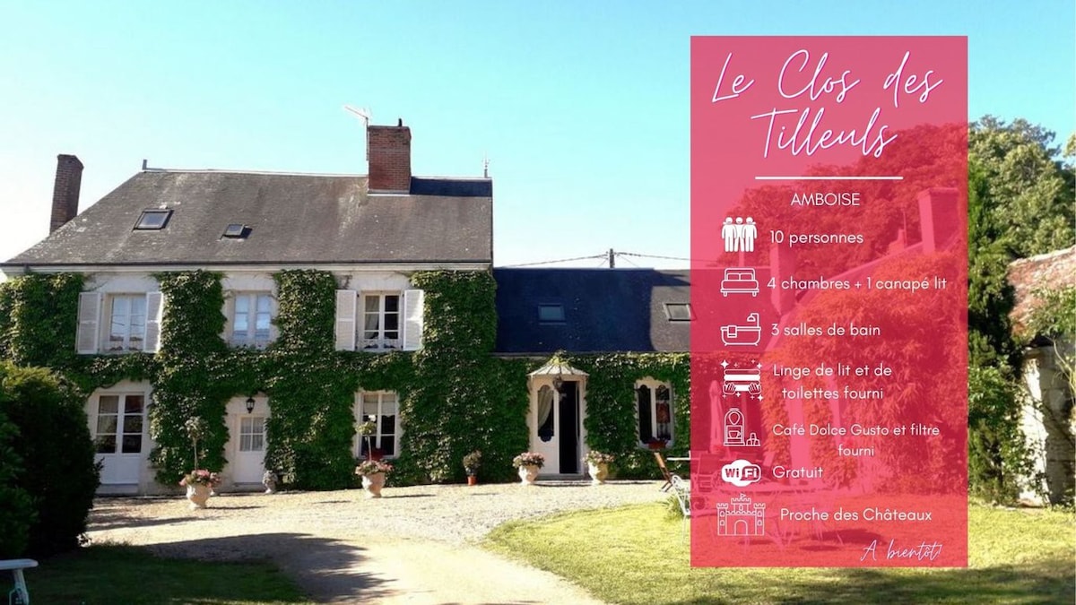 Le Clos des Tilleuls - Gîte 10 personnes