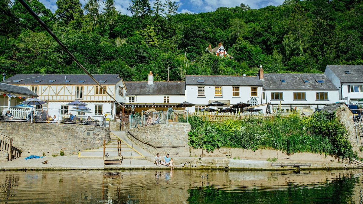 The Weir House, Symonds Yat with river view