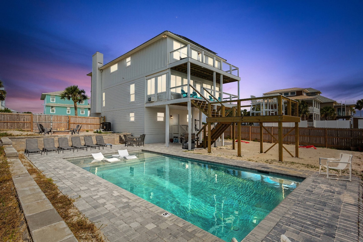 New Build |Private Heated Pool |Gulf & River Views