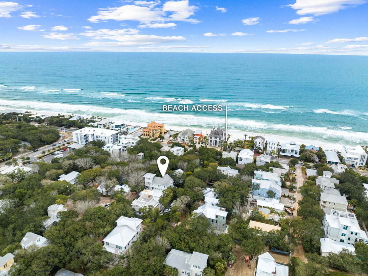 Serenity Now, 5 BR, Steps to the beach & Seaside!