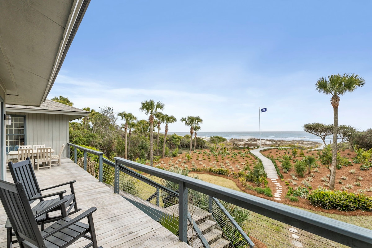 19 Eugenia Ave: Renovated, 6BR Oceanfront Home