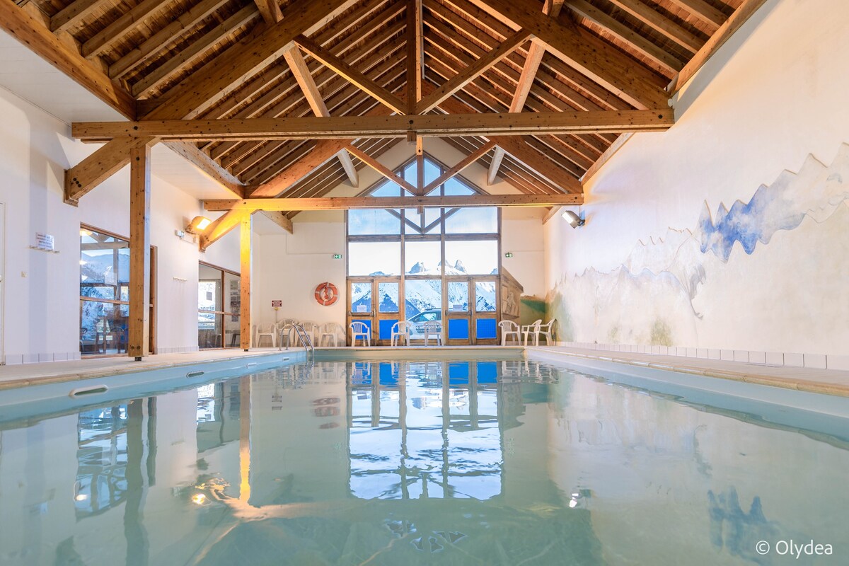 Mountain Serenity: Ski, Swim & Soak in the Views