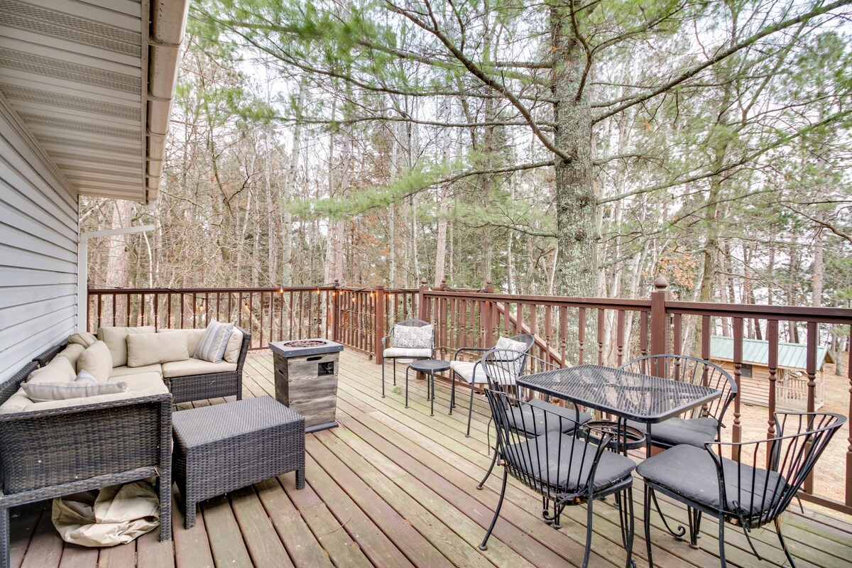 Lakefront Minnesota Home w/ Deck, Dock & Fire Pit