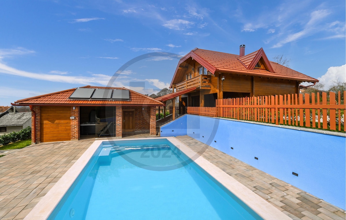 Beautiful home with heated swimming pool