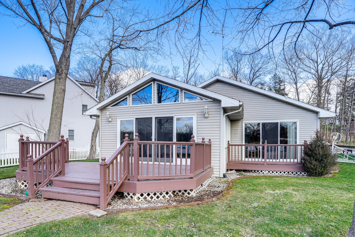 Charming Watervliet Lake House w/ Private Dock!