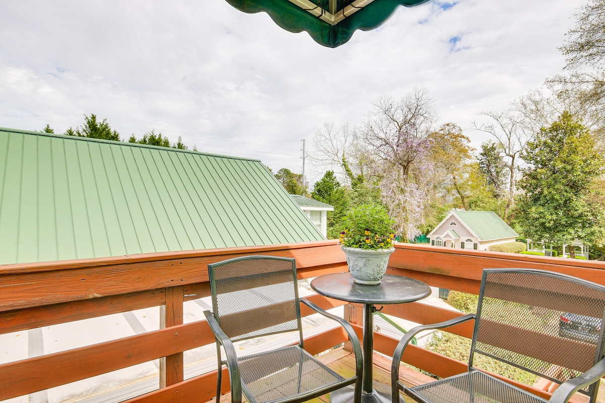 Aiken Apt w/ Garden-View Balcony: Half-Mi to Dtwn!