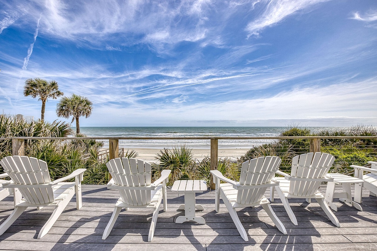 Oceanfront Home / No Cars On Beach / 4009S