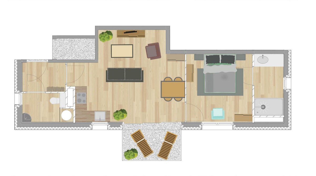 2 kamer appartement | 201