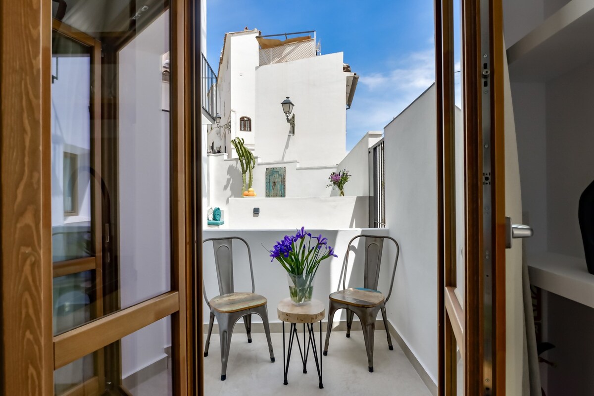 Room with access to common patio and pool