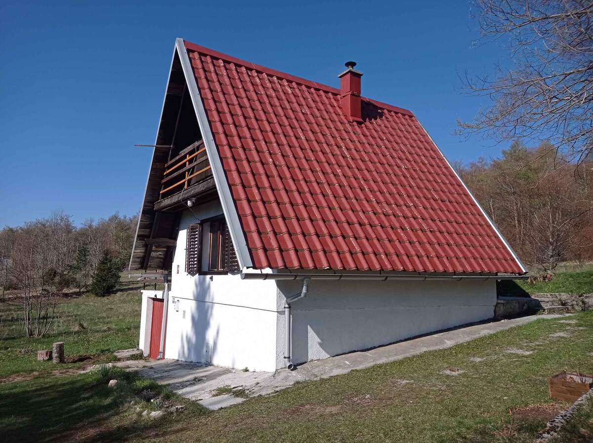 Holiday home in a remote area on a hiking trail