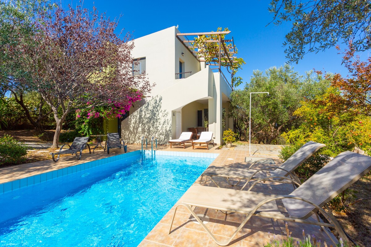Villa Manolis: Large Private Pool, A/C, WiFi, Eco-Friendly
