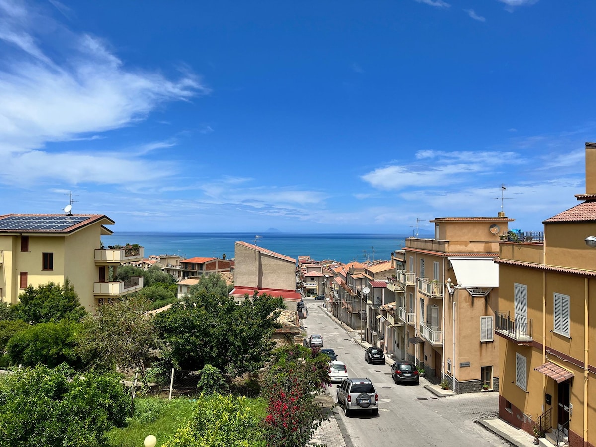 Appartamento vista Isole Eolie