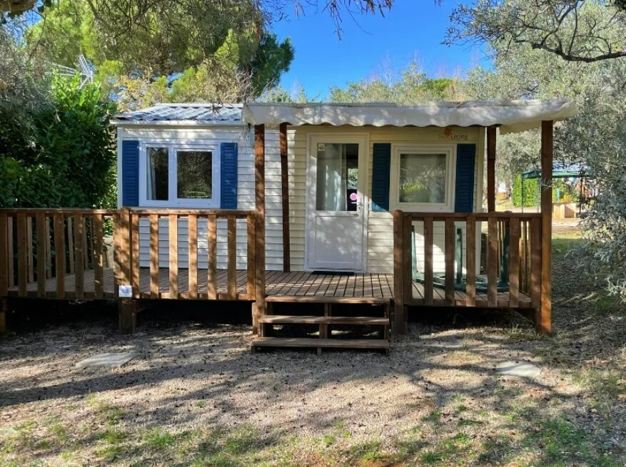 3 Room Bamboo Mobile Home 4 People + TV